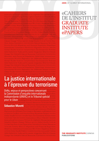 Livre numérique La justice internationale à l'épreuve du terrorisme