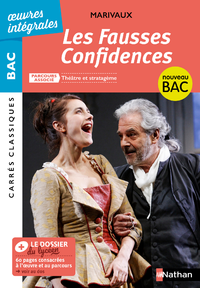Livro digital Les Fausses Confidences de Marivaux - BAC Français 1re 2024 - Parcours associé : Théâtre et stratagème - édition intégrale - Carrés Classiques Oeuvres Intégrales