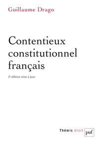 Livre numérique Contentieux constitutionnel français