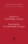 Livre numérique Homère et la philologie classique