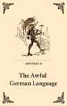 Electronic book The Awful German Language