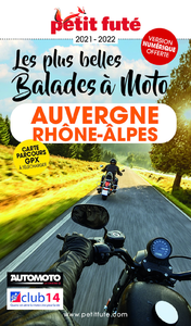 Electronic book AUVERGNE-RHÔNE-ALPES À MOTO 2021/2022 Petit Futé