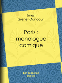 Livre numérique Paris : monologue comique