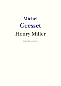 Livre numérique Henry Miller