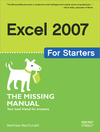 Livre numérique Excel 2007 for Starters: The Missing Manual