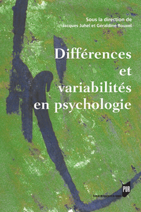 Livre numérique Différences et variabilités en psychologie
