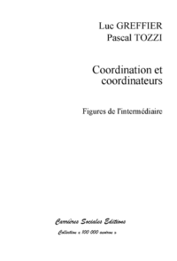 Livre numérique Coordination et coordinateurs