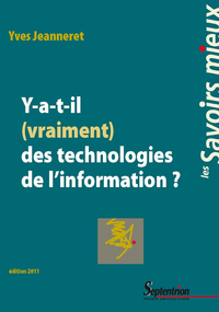 Electronic book Y-a-t-il (vraiment) des technologies de l’information ?