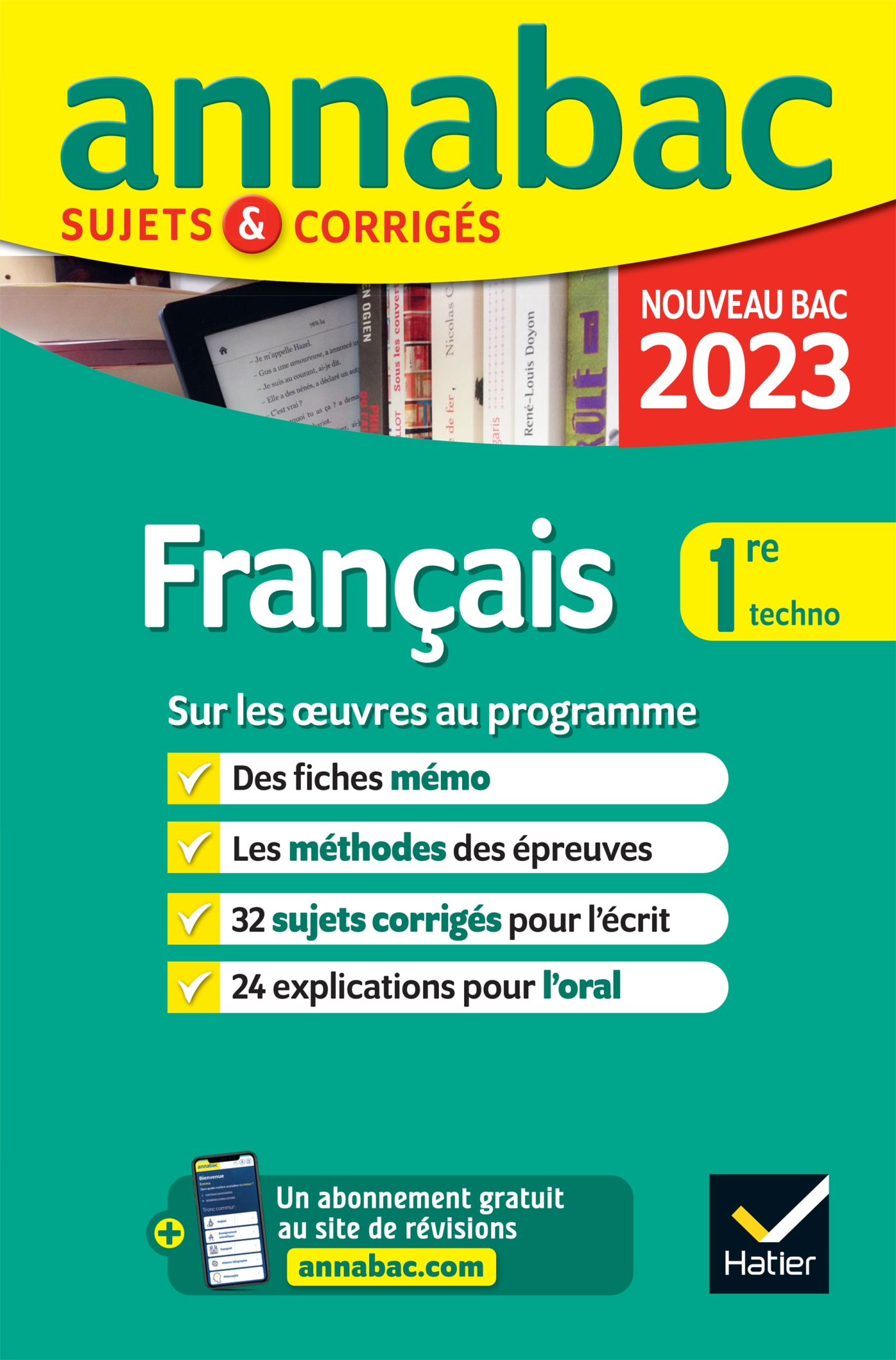 Bac Francais Technologique 2023 Ebook Annales du bac Annabac 2023 Français 1re technologique - méthodes &  sujets corrigés nouveau bac par Collectif - 7Switch