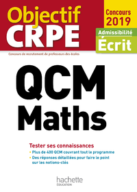 Livre numérique QCM CRPE : Maths 2019