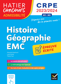 Livre numérique Histoire-Géographie-EMC- CRPE 2023-2024 - Epreuve écrite d'admissibilité