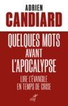 Livre numérique Quelques mots avant l'Apocalypse - Lire l'Évangile en temps de crise