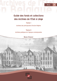Livre numérique Guide des fonds et collections des Archives de l'État à Liège