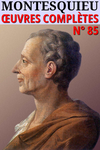 Livre numérique Montesquieu - Oeuvres complètes