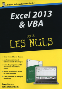 Livre numérique Excel 2013 et VBA Mégapoche Pour les Nuls