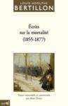Electronic book Écrits sur la mortalité (1855-1877)