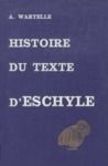 Livre numérique Histoire du texte d’Eschyle
