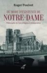 E-Book Du mode d'existence de Notre-Dame - Philosophie de l'art, religion et restauration
