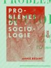 Electronic book Problèmes de sociologie