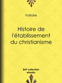 Livre numérique Histoire de l'établissement du christianisme