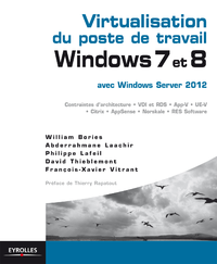 Livre numérique Virtualisation du poste de travail Windows 7 et 8 avec Windows server 2012