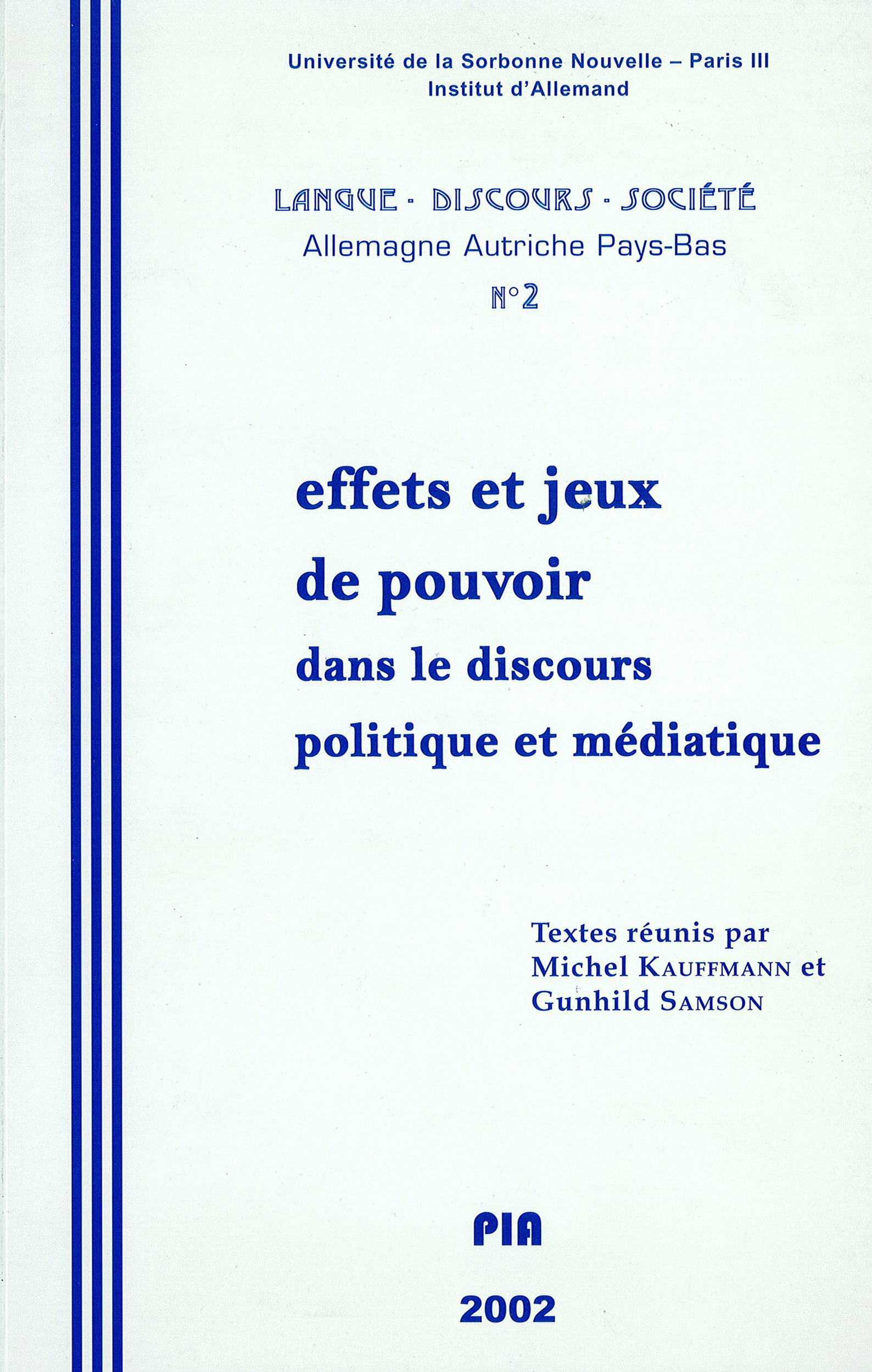 Ebook Effets Et Jeux De Pouvoir Dans Le Discours Politique Et Mediatique